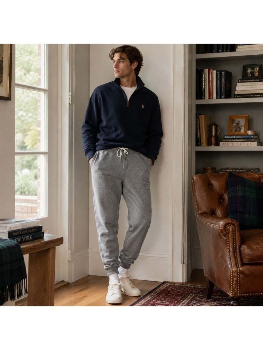 Rag & Bone Mens Standard Issue Gray Cotton Terry Sweatpants Slim Tapered Jogger